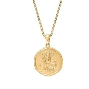 Gold Zodiac Pendant Necklace